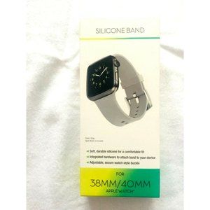 WITHit Silicone Band for 38MM/40MM Apple Watch GRAY New in Box PA019
